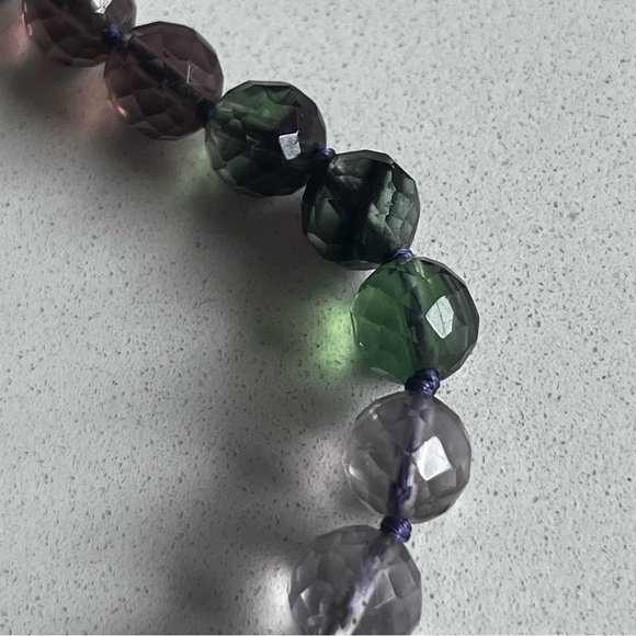Fluorite necklace - Picture 3 of 7